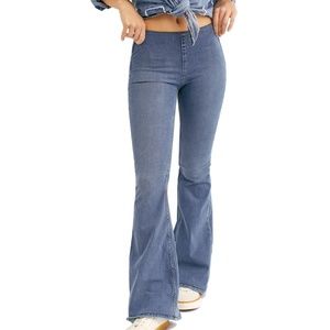 Free People Penny Pull On Flare Jeans